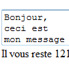 Maxlength sur textarea - limiter le nombre de caractères dans un textarea en javascript