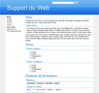 Kit graphique 12 - Bleu web 2.0