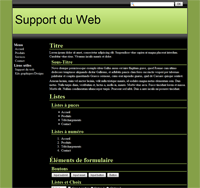Kit graphique 13 - Vert web 2.0
