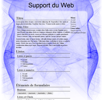 Kit graphique 21 - Design abstrait, illusion, bleu web 2.0 bleu et blanc, abstrait sobre web 2.0, bleu et blanc web 2.0 avec effets et transparence