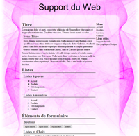 Kit graphique 24 - Design abstrait, illusion, rose web 2.0 rose et blanc, abstrait sobre web 2.0, rose et blanc web 2.0 avec effets et transparence