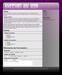 Kit graphique 72 - Design rose sobre web 2.0 effets transparence - style web 2.0 theme