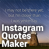 Instagram Quotes Maker - Make quotes pictures for instagram poetry generator - FaceGarage