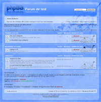 Style phpBB3 57 - Transparence bleu web 2.0 - thème template design