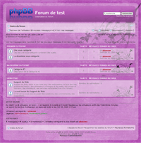 Style phpBB3 59 - Transparence rose et violet web 2.0 - thème template design