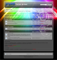 Style phpBB3 61 - multicolore web 2.0 transparence - thème template design