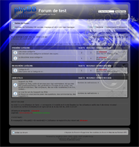 Style phpBB3 63 - bleu web 2.0 transparence - thème template design