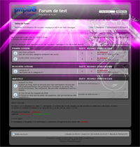 Style phpBB3 65 - rose web 2.0 transparence - thème template design