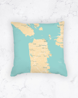 Travel Tales home decor pillows