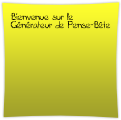 Générateur de Pense-Bête gratuit - jaune bloc note pense-bête image  photoshop créer des pense-bête gratuitement generateur de note jaune styles  post-it gratuit ajouter un post it à son site web - Support